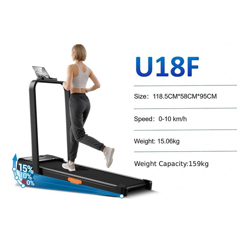 UMAY 2.5 HP Home Treadmill, Knee-Safe with Triple Cushioning, Inclined Walking Pad with App and Remote Control
