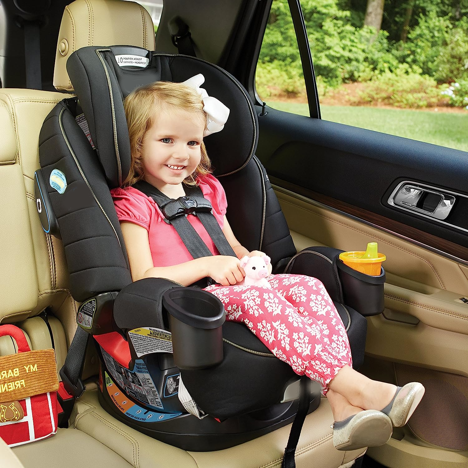 4Ever DLX 4 in 1 Car Seat, Infant to Toddler Car Seat, with 10 Years of Use, Zagg 1 Count (Pack of 1)