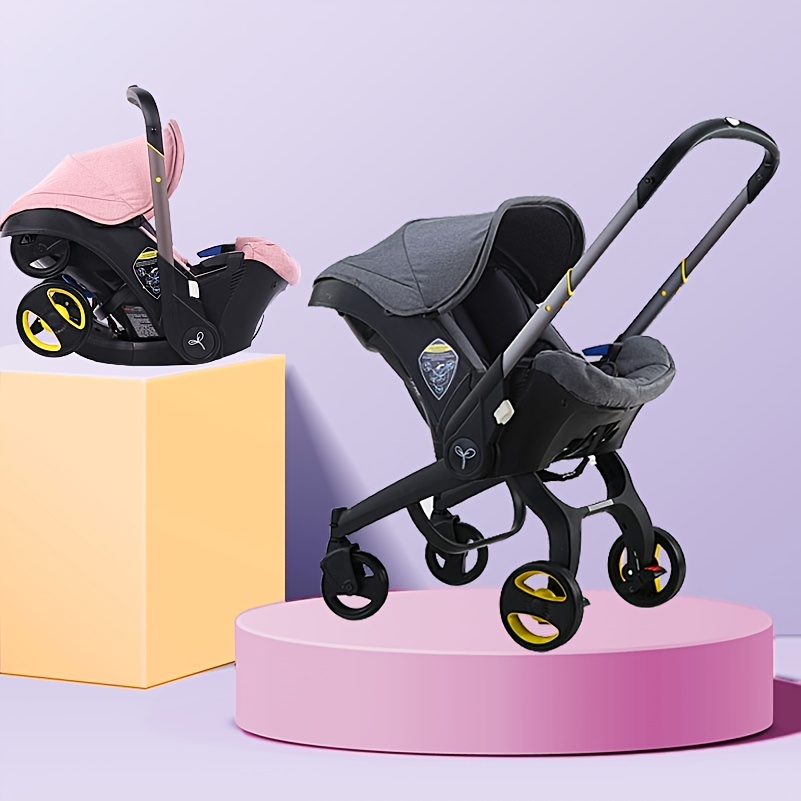 Baby Strollers Car Seat & Latch Base - Rear Facing ,Car Seat to Stroller in Seconds