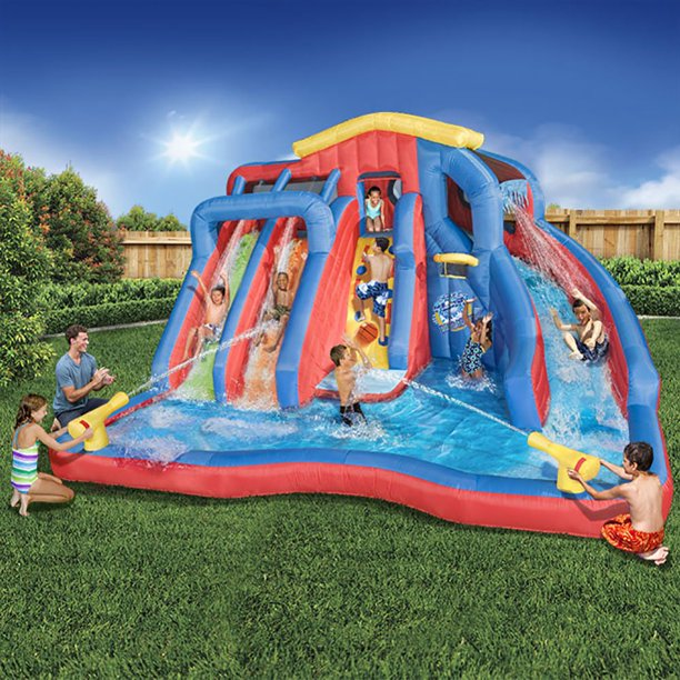Hydro Blast Inflatable Water Park made with Dura-Tech by Banzai