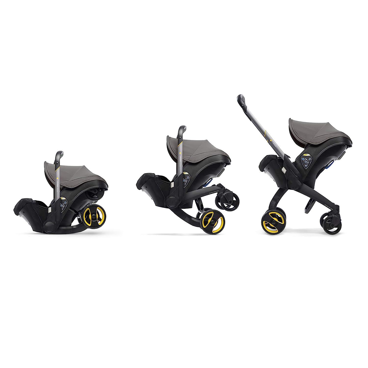Infant Car Seat & Latch Base - Rear Facing, Car Seat to Stroller in Seconds - US Version, Nitro Black