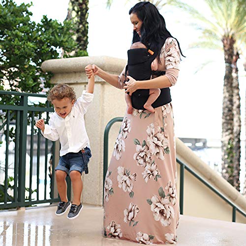 Baby Carrier Newborn to Toddler - All Positions Baby Body Carrier, Baby Carrier Backpack & Baby Front Carrier with Adjustable Seat, Ergonomic Baby Holder Carrier 7-35 lbs (Navy)