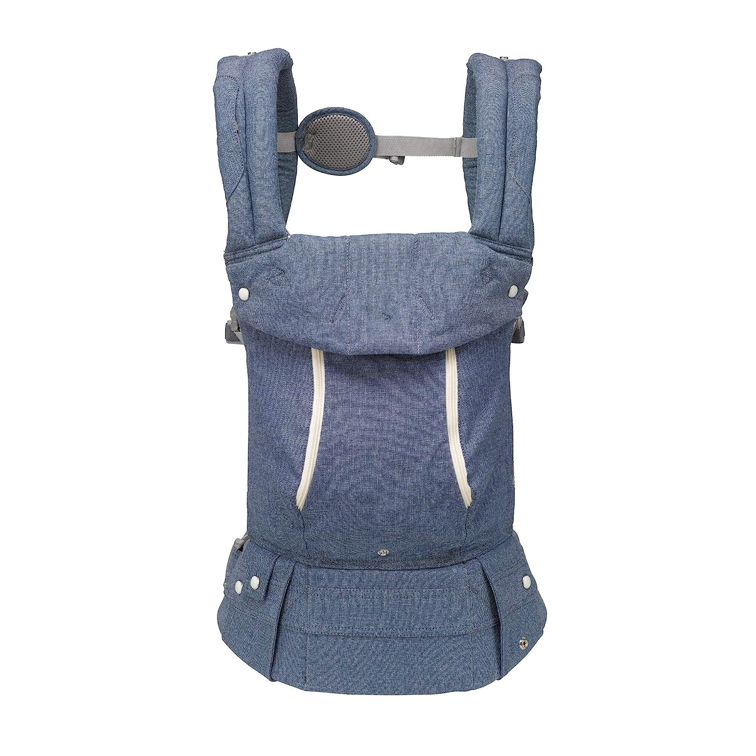 Complete All Seasons Ergonomic 6-in-1 Baby Carrier Newborn to Toddler - with Lumbar Support - for Children 7-45 Pounds - 360 Degree Baby Wearing - Inward & Outward Facing - Stone