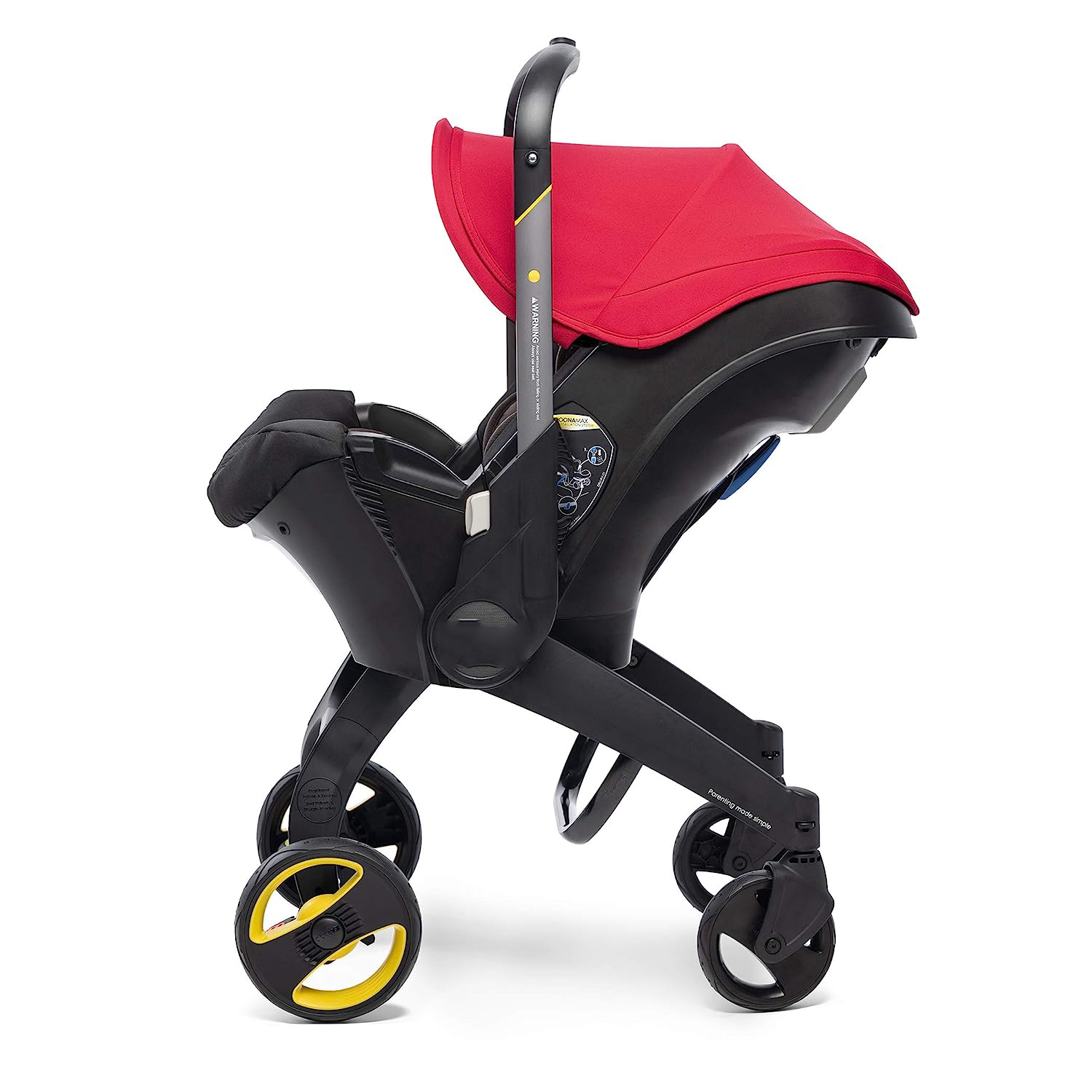 Infant Car Seat & Latch Base - Rear Facing, Car Seat to Stroller in Seconds - US Version, Nitro Black