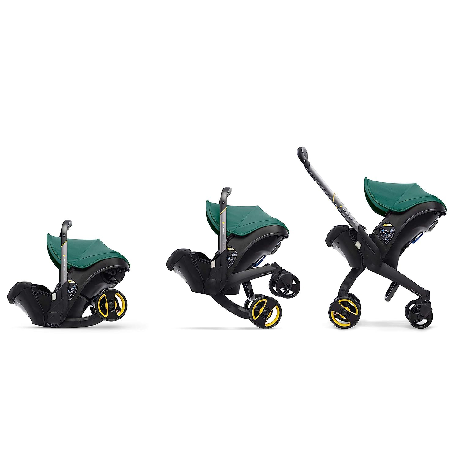 Infant Car Seat & Latch Base - Rear Facing, Car Seat to Stroller in Seconds - US Version, Nitro Black