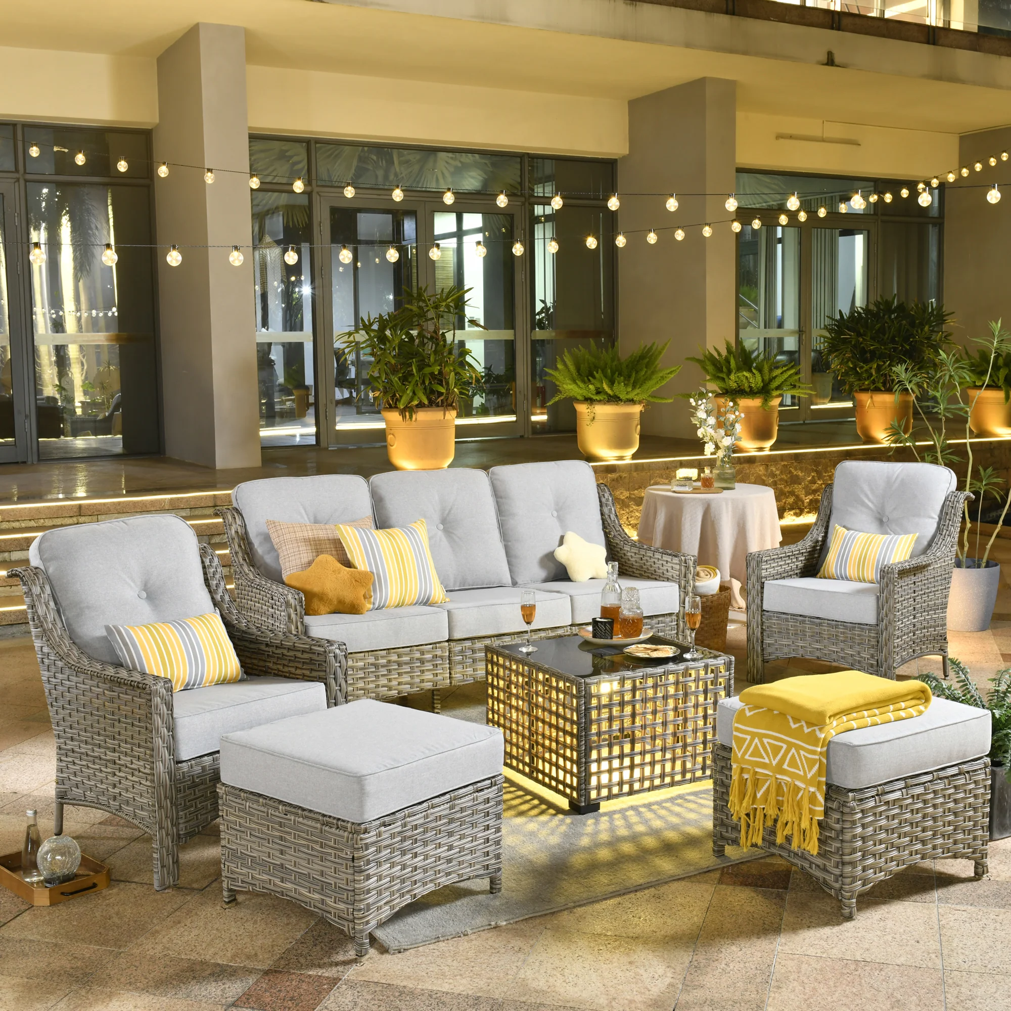 Ovios Conversation Set 6-Piece PAD Series