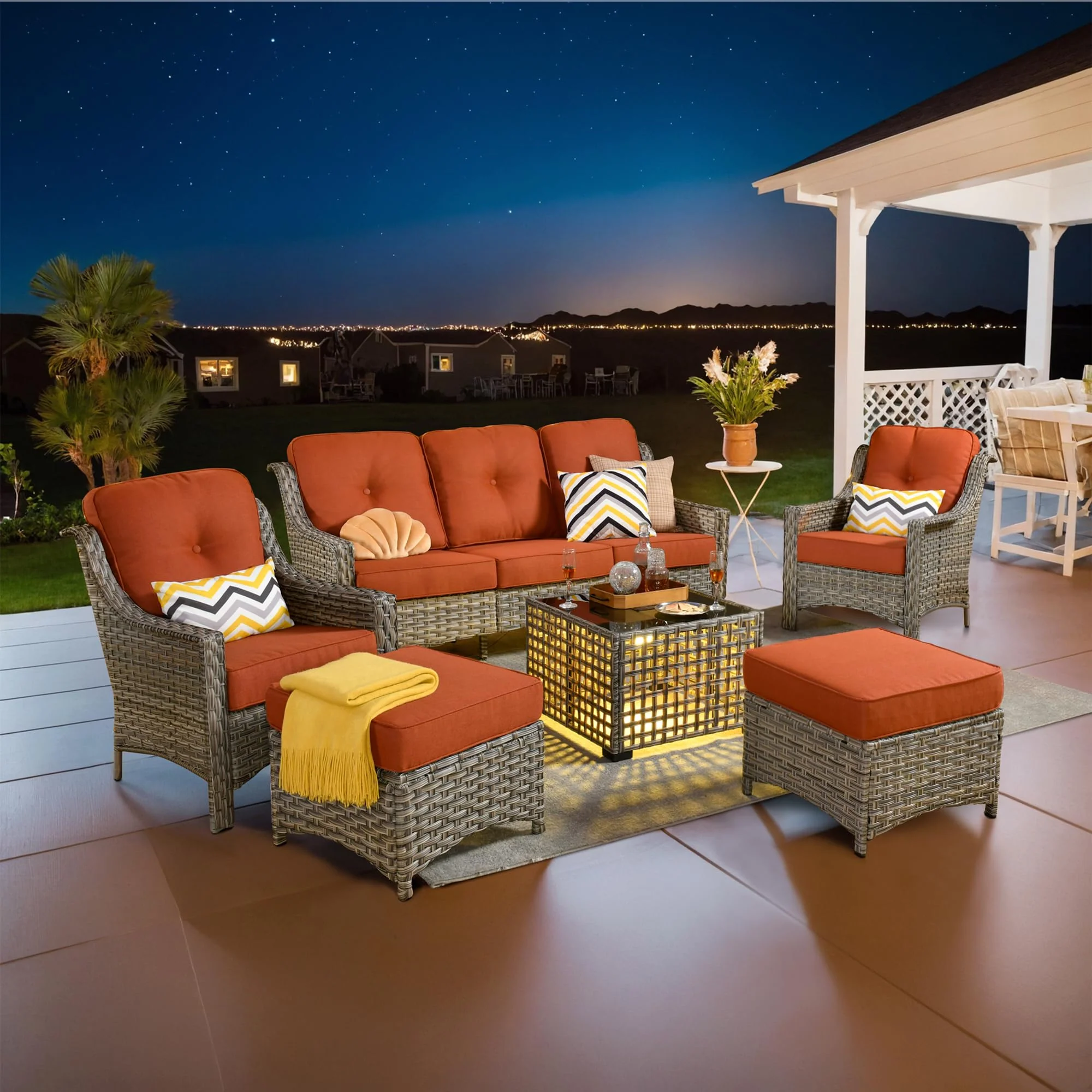 Ovios Conversation Set 6-Piece PAD Series