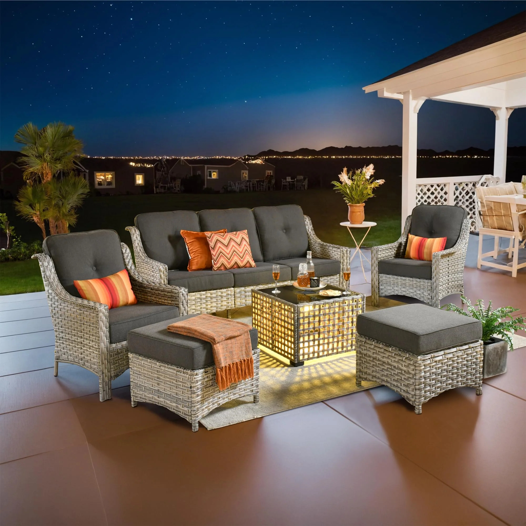 Ovios Conversation Set 6-Piece PAD Series