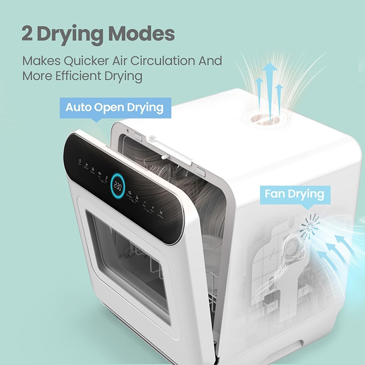 🔥 TikTok Mega Subsidy! COMFEE Mini Plus Dishwasher | Compact Table Top Dishwasher with 3 Place Settings, 7 Programmes, Touch Control, LED Display, Delay Start and Off-peak Wash Function🔥Hot Sale🔥