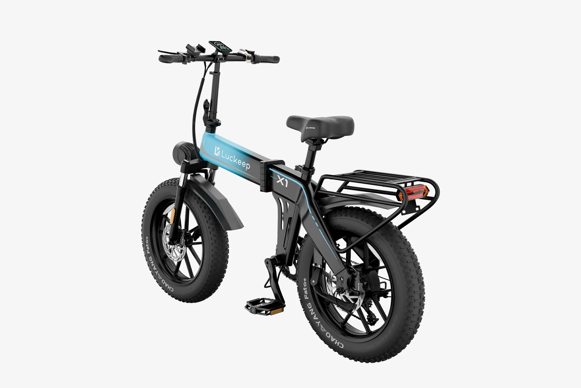 🔥 X1 Folding eBike｜1200W Motor｜48V15Ah Battery｜45 km/h Top Speed｜Long Range｜Off-Road｜Compact & Foldable
